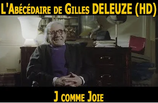 Gilles Deleuze’s alphabet book: J for Joy